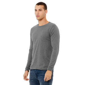 Airlume – T-Shirt à manches longues 52% coton peigné et à anneau, 48% Poly 32 simple 4.2 oz Deep Unisex - Product Image 2