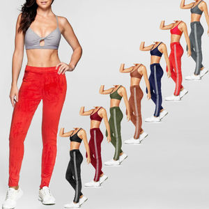 Leggings d'entraînement de sport à séchage rapide de haute qualité costume Sexy Yoga Fitness porter des ensembles avec logo personnalisé sur la taille moyenne - Product Image 6