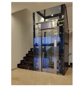 Ascensor Panorámico Comercial de Vidrio, 630 kg, 800 kg, Elevador Panorámico para Pasajeros con Vista de 360 Grados - Product Image 4