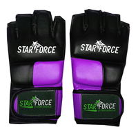 Gants de boxe en cuir de vache véritable pour le sparring, le grappling MMA, le Muay Thai, le sac de sable, l'UFC, et le Sanda à doigts entiers