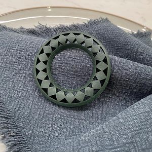 Boho rond de serviette cercle évidé décor de table pour les fêtes de mariage Table à manger de Noël - Product Image 4