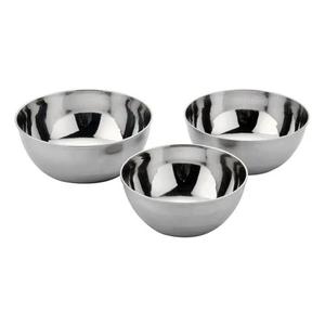 Design personnalisé bol à salade en métal bol de service alimentaire bol de vaisselle bol fait à la main en vrac prix de vente bon marché avec une bonne qualité - Product Image 2