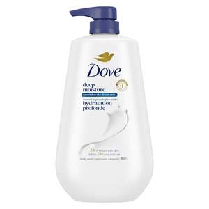 Gel de Ducha Dove con Dispensador, con Nutrientes Naturales para la Piel, Suavidad Instantánea y Hidratación Duradera, 34 oz (Paquete de 3) - Product Image 1