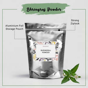 Polvo de Bhringraj para el Crecimiento y Reparación del Cabello, Tratamiento Herbal para el Cuidado del Cabello con Aceite de Árbol de Té, Aceite Natural Fragante para el Cuero Cabelludo - Product Image 4