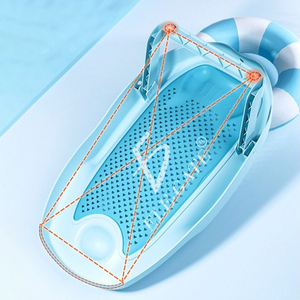 Supporto Antiscivolo in TPE per Vasca da Bagno per Bambini, Comfort e Sicurezza per il Bagnetto dei Neonati - Product Image 2