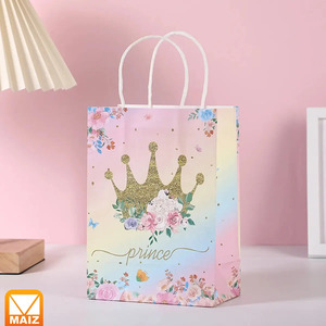 Bolsa de Regalo de Papel con Diseño de Mariposas para Fiestas de Cumpleaños Sorpresa - Colores Surtidos - Product Image 5