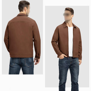 wholesale custom logo <b>Men</b> classic style windbreaker and Waterproof jacket Fashionable Causal and Street Wear Jacket for man - Product Image 3