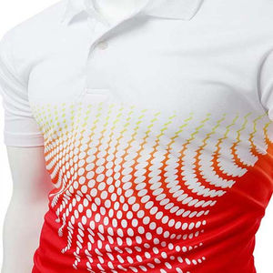 Golf de poliéster de alta calidad 2025 para hombre para camisas OEM Impresión digital personalizada Lona sólida Manga corta Transpirable Secado rápido - Product Image 3