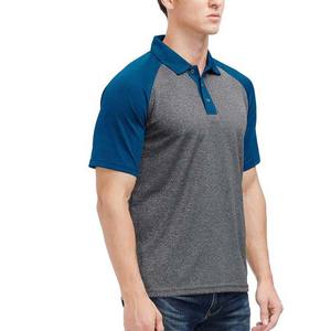 Polo en blanco personalizado bordado informal manga corta negocios botón abajo contraste color tejido ropa de hombre de talla grande polos - Product Image 2