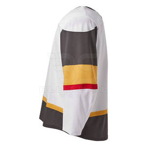 Jersey de Hockey sobre Hielo con Cuello Redondo, Uniforme de Equipo Personalizado con Costuras Resistentes y Absorción de Humedad - Product Image 6