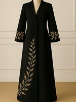 AWAIS HOUSE Vêtements Islamiques en Gros Robe de Mariage Traditionnelle Légère Faite à la Main Perlée et Pailletée Grande Taille Kaftan en Polyester
