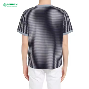 เสื้อยืดผู้ชายพิมพ์ลายโลโก้ด้านหน้า-ผ้าฝ้ายออร์แกนิค 100% เป็นมิตรกับสิ่งแวดล้อม ทรงหลวม มีหลายสีให้เลือก - Product Image 3