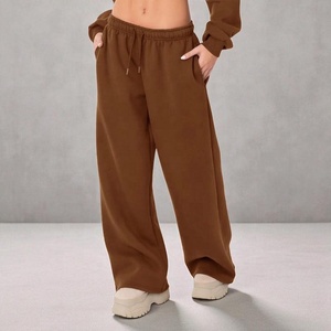 กางเกงวอร์มขายดี กางเกงจ็อกเกอร์ผ้าฝ้ายคลาสสิก ยูนิเซ็กส์ สวมใส่สบาย เหมาะสำหรับเล่นกีฬา ฟิตเนส วิ่ง มีเอวยางยืดและกระเป๋า - Product Image 1