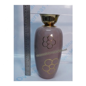 Jarrón decorativo de Metal moderno alto con patrón Floral para mesa de cena de boda fiesta sala de estar Oficina dormitorio al mejor precio - Product Image 6