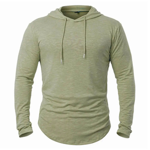 Custom <b>Men's</b> Gym Fitness <b>Hoodies</b> Windproof Quick Dry Polyester/Cotton Compression Sportswear Tight Training Winter Sports Wear - Product Image 2