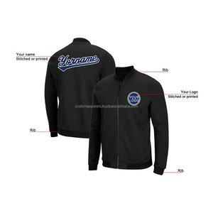 Custom Wool Varsity <b>Jacket</b> for Corporate Branding Premium Leather Sleeve Professional Uniform - Product Image 4