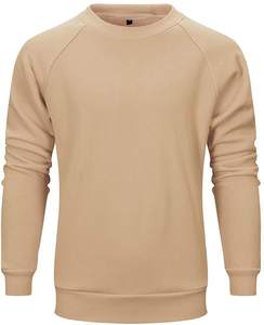 Sudaderas con capucha Sudadera de lana informal para hombre para primavera Patrón sólido Logotipo personalizado Bordado Método de tejido no tejido teñido liso - Product Image 2