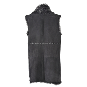 Chaleco de Piel de Oveja Original de Moda 2026 OEM para Mujer, Hecho a Medida, 100% Alta Calidad, Bajo MOQ, Tallas Grandes - Product Image 6