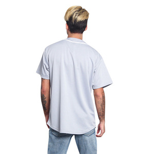 Venta caliente Custom Button-Down Baseball Jerseys Camisas lisas de alta calidad para equipos de béisbol y softbol Jersey de béisbol - Product Image 3