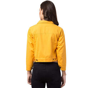 Nouvelles vestes en jean longues pour femmes tendance en plein air, coton de haute qualité, coupe-vent, service OEM - Product Image 5