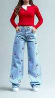 MS Handicraft Tissu en coton moderne Denim Jeans Ms-wc-001 Fabriqué au Japon Taille et forme personnalisées Impression