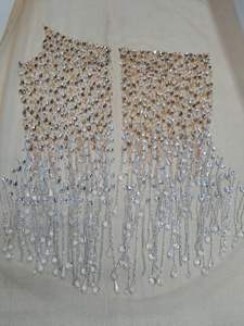 Matériaux de robe perlée brodée à la main sur mesure pour les créateurs de mode et les magasins de mode pour la revente et les travaux sur mesure - Product Image 5