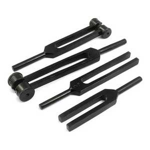 Diapason 128 Hz diapason poids aluminium de qualité clinique nerf sensoriel avec marteau en silicone - Product Image 2