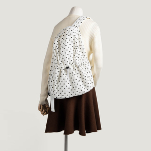 Sac à dos Mifaktory à pois en nylon imperméable, petite capacité, pour les voyages quotidiens, les sorties en plein air, sac à dos décontracté pour femmes - Product Image 5
