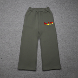 Pantalones Deportivos de Algodón 100% para Hombre, Estilo Casual, Lavados, con Logotipo Personalizado Impreso en DTG, Transpirables, con Cordón, Novedad 2025 - Product Image 1