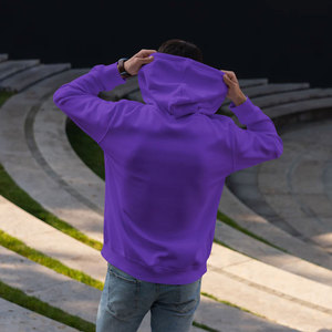 Basic Solid Color Pullover <b>Hoodies</b> for Men and Women Custom Casual Long Sleeve <b>Gym</b> Sportswear <b>Hoodies</b> - Product Image 2