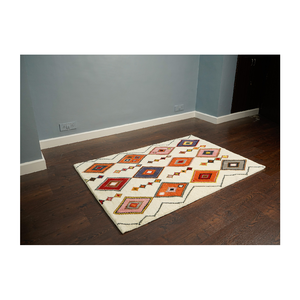 Dunes de rêve Tapis de chemin de laine moderne fait à la main Style bohème Inspiré du sable Tapis de laine tissé à la main pour la maison Pile de peluche lavable - Product Image 1