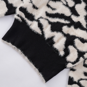 เสื้อสเวตเตอร์ผ้าขนแกะแขนยาวแบบสวมหัวผ้านุ่มอุ่นสบายเครื่องแต่งกายแฟชั่นลำลองฤดูใบไม้ร่วงฤดูหนาวแบบคลาสสิก - Product Image 3