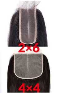 Cierre de encaje 2/6 con ondas naturales de cabello Remy indio crudo - Product Image 2