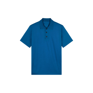 Camiseta Polo de manga corta personalizada 100% algodón para hombre, camiseta de golf personalizada, patrón sólido, logotipo bordado, antiarrugas - Product Image 5