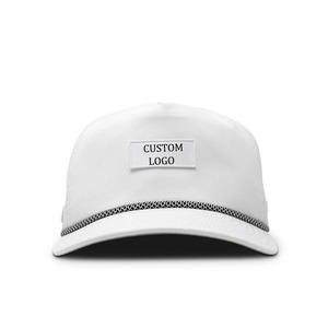 Gorra de béisbol desgastada personalizada para hombre al por mayor, sombrero deportivo ajustable de algodón para exteriores con bordado a mano - Product Image 6