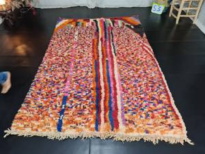 Amazing Top Quality Boujad Moroccan <b>Rug</b> Azilal Abstract Dotted Authentic Carpet Handmade Bohemian <b>Rug</b> Factory Price - Product Image 5