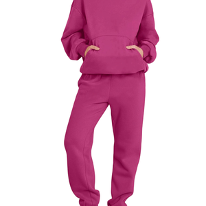 ชุดวอร์มลำลองแบบมีฮู้ดสำหรับผู้หญิง ผ้าฝ้ายแท้ 100% รุ่นใหม่ล่าสุด สำหรับผู้ใหญ่ - Product Image 4