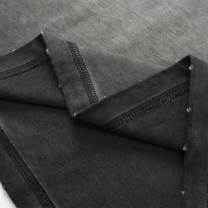 Men's 100% Cotton Thick Crop Acid Washed <b>Tshirts</b> With Logo Custom Logo Printed <b>Tshirt</b> Oversized <b>High</b> Quality Round <b>Neck</b> - Product Image 3