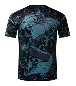 Camisas de pesca transpirables ligeras personalizadas, Jersey para hombres con mangas cortas, ropa deportiva de poliéster 100%, camisas de pesca - Product Image 2