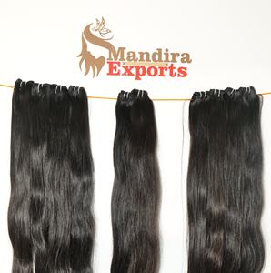 100% vente en gros fournisseur naturel faisceaux droits longs cheveux humains vierges fabrication cambodgienne temple extensions de cheveux humains - Product Image 5