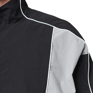 HEALY Custom <b>Zip</b> <b>up</b> Tracksuit Men Breathable Quick Dry Lightweight Polyester Nylon Windbreaker <b>Jacket</b> with Side Pocket - Product Image 3