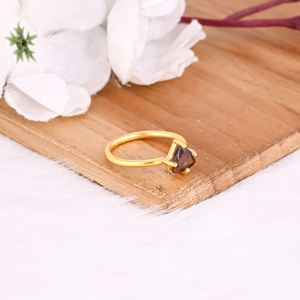 925แหวนเงินแท้สีชมพูทัวร์มาลีนสีเหลืองทองชุบล้านล้านออกแบบออกแบบขายส่งเครื่องประดับ - Product Image 5