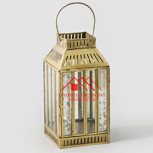 Lanterne à bougie suspendue en laiton pour décorations de mariage Lanterne à bougie en métal faite à la main pour hôtels et restaurants à domicile Meilleur décor - Product Image 3