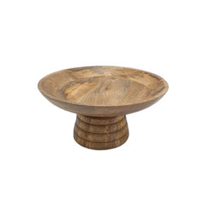 Bol à fruits de forme ronde en bois décoratif fantaisie pour ustensiles de cuisine de table bol à salade maison et hôtels nourriture et collations bols de service - Product Image 1