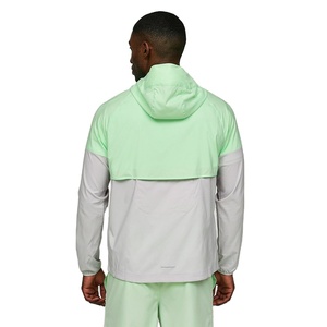 2026 Logo personnalisé fermeture éclair Polyester coupe-vent court ensemble survêtement survêtement tissé tissu décontracté à manches longues pour hommes - Product Image 3