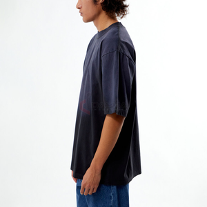 Prix usine hommes surdimensionné T-Shirt 100% coton tricoté tissu personnalisé DTG impression numérique motif graphique Streetwear bas quantité minimale de commande - Product Image 4