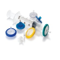 Filtre seringue stérile Leur Lock en membrane de nylon 66, PVDF, PTFE jaune clair de haute qualité, taille des pores 0,2 µm/0,45 mm pour l'analyse