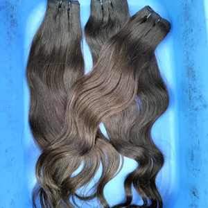 Authentique tissage de cheveux de temple vierge du sud de l'Inde Extensions de cheveux humains bruts Perruque naturelle Exportation d'usine - Product Image 4