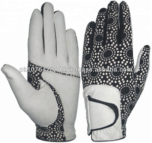 Venta al por mayor guantes de golf personalizados Cabretta cuero transpirable duradero cómodo antideslizante para hombres mujeres guantes de golf de cuero - Product Image 6