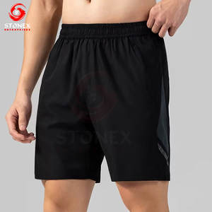 กางเกงขาสั้นลำลองสำหรับผู้ชาย ระบายอากาศได้ดี แห้งเร็ว มีเชือกผูกเอว เหมาะสำหรับออกกำลังกาย วิ่ง เทรนนิ่ง กิจกรรมกลางแจ้ง รับทำโลโก้ตามสั่ง OEM - Product Image 1